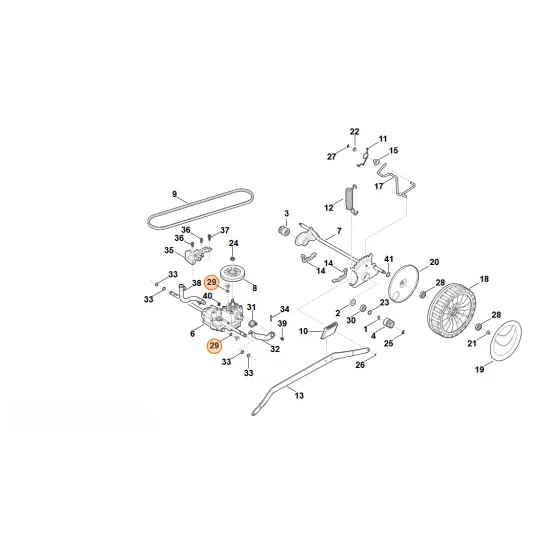 Stihl   Pierścień uszczelniający 0013 649 0204